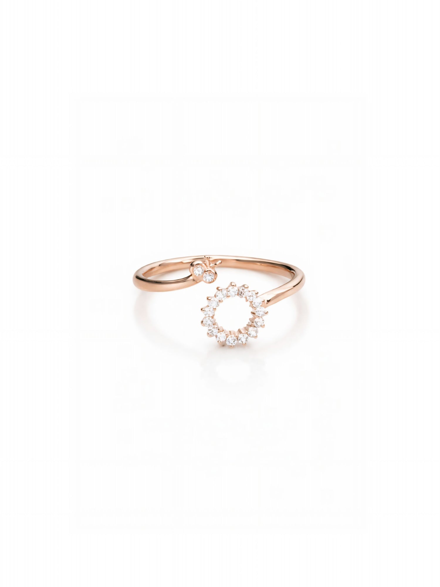 Eterna Rose Gold Circle Ring