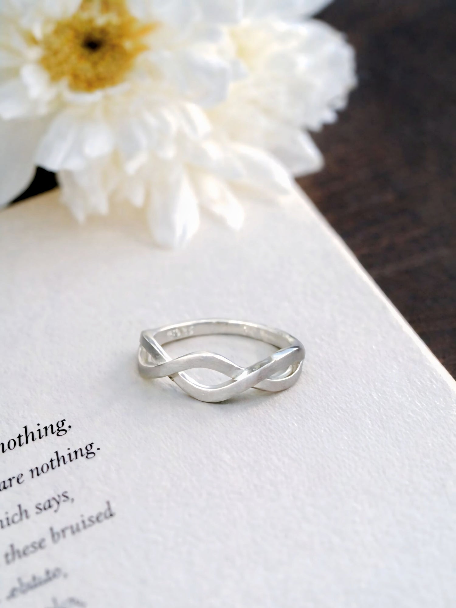 Forever Loop Sterling Silver Infinity Ring