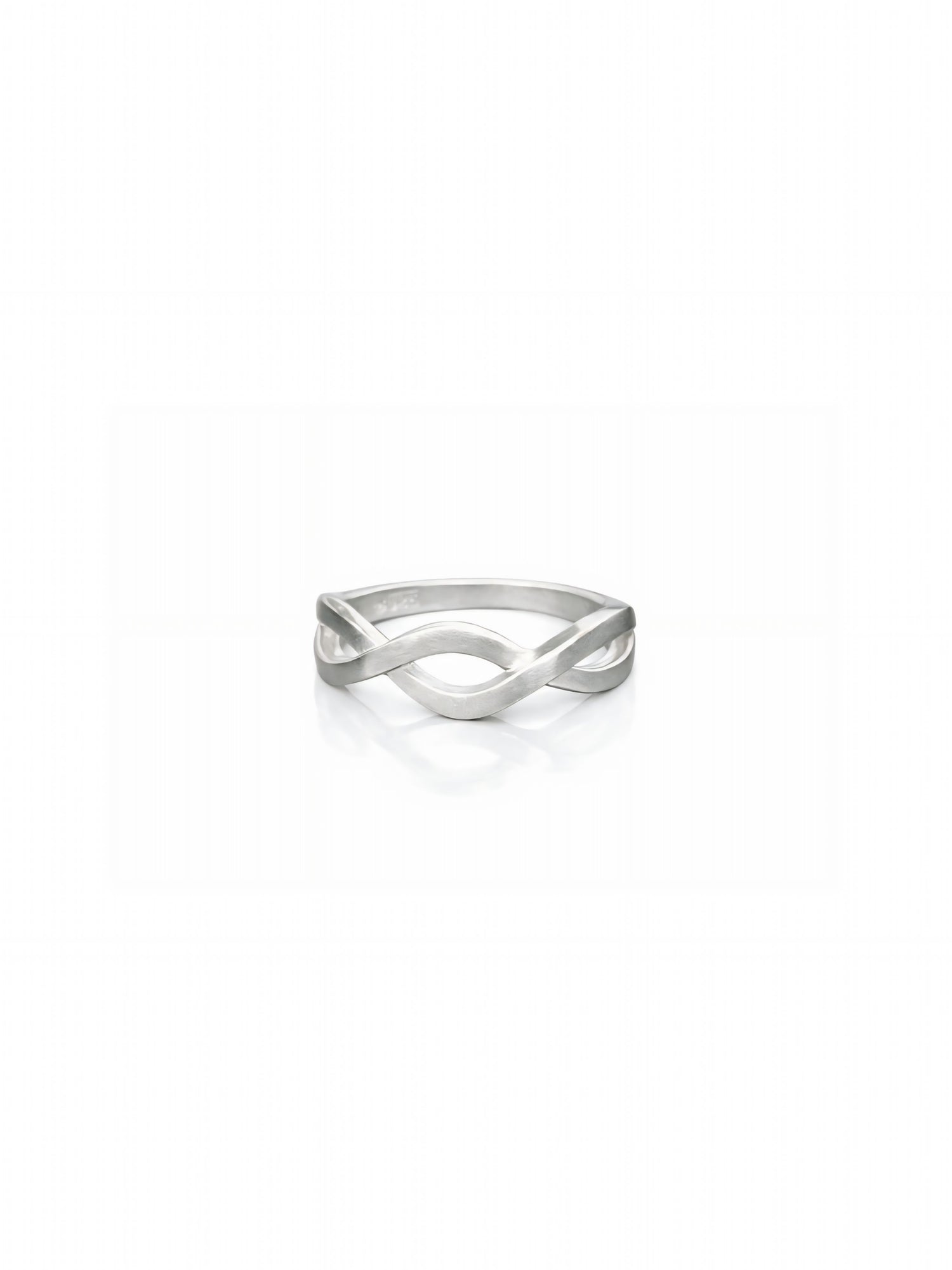 Forever Loop Sterling Silver Infinity Ring