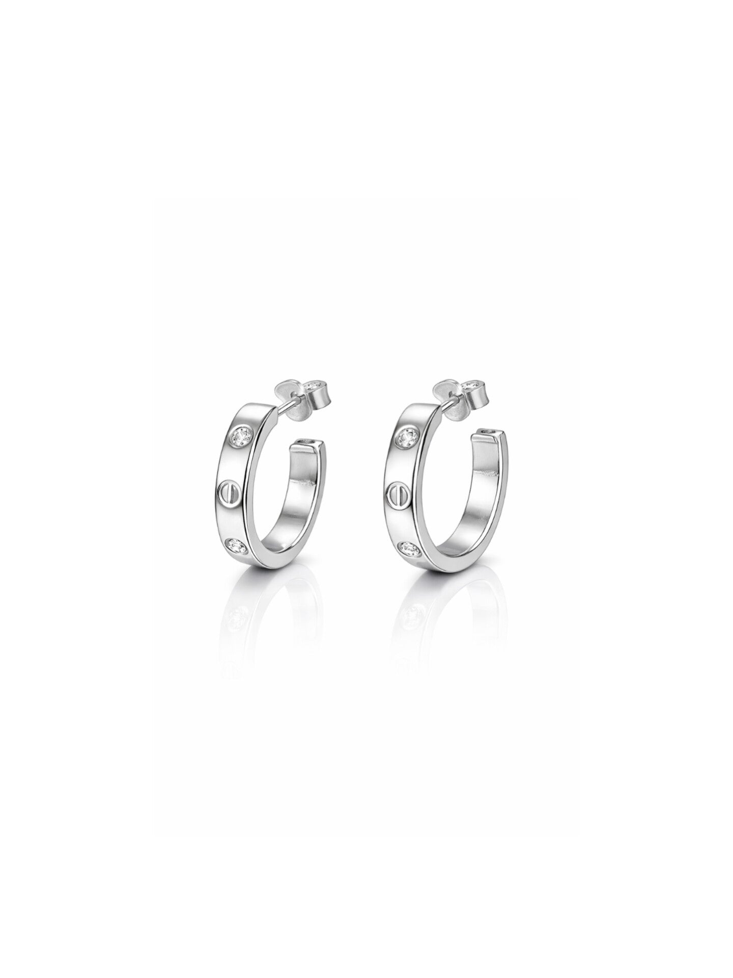 Cartier Inspired Love Hoop Earrings