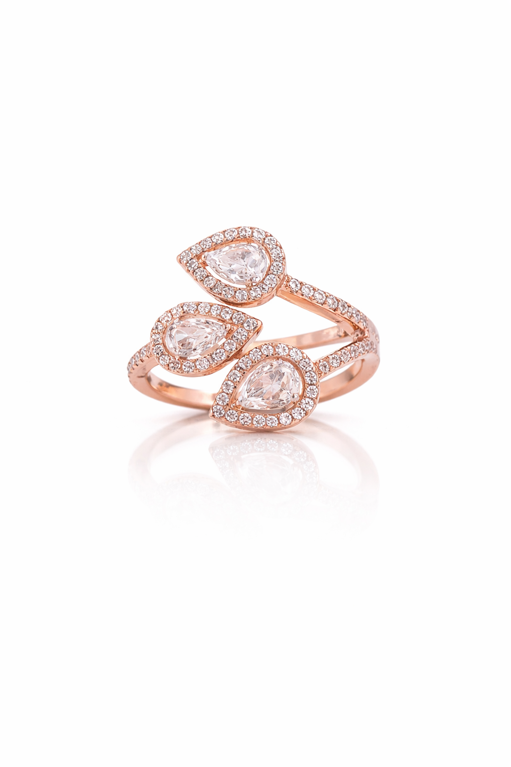 Rose Gold Open Wrap Ring